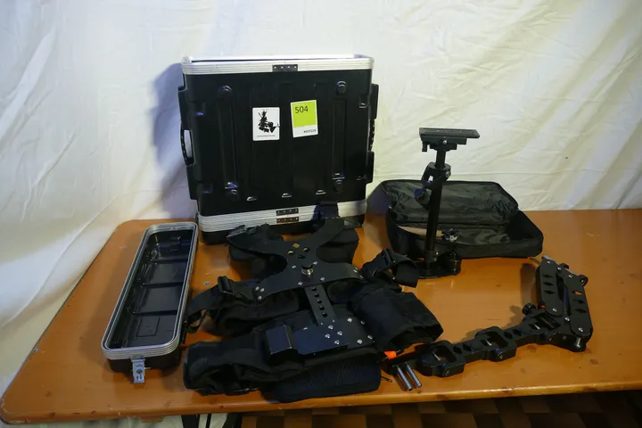 Steadycam mit Weste und Arm